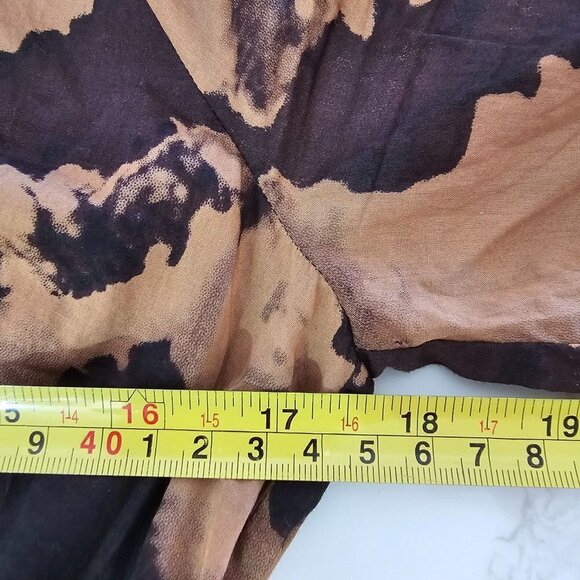 Rails Amabella Puff Sleeve Mini Dress In Tigers Eye‎ NWOT Brown Women's Small - Picture 11 of 15